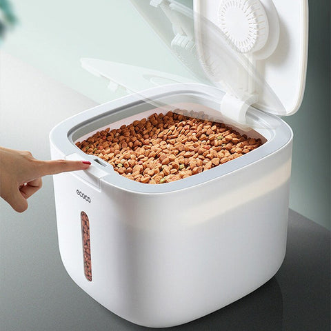 Conteneurs de cuisine ECOCO seau de 5/10kg Nano résistant aux insectes boîte à riz étanche à l'humidité pot scellé à grains stockage à domicile boîte de nourriture pour chien de compagnie 